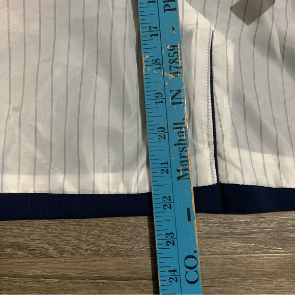 Banana Republic Preppy red collar BlazerJacket BasicTwo buttons navy career US 2 - Picture 6 of 10